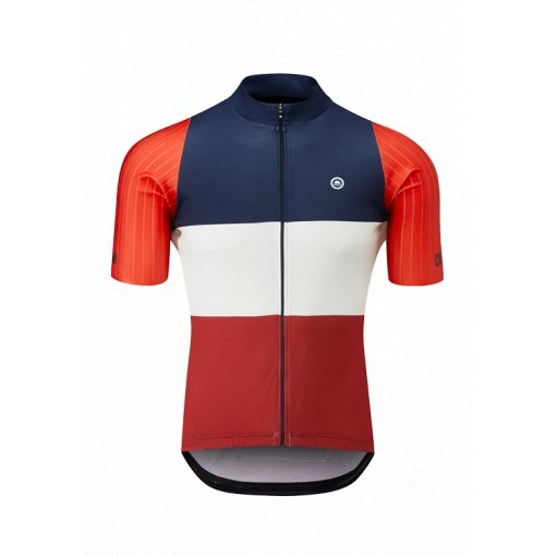 Chapeau!Chapeau! Mens Club Pro Jersey Color Block - Devon RedShort Sleeve Jersey